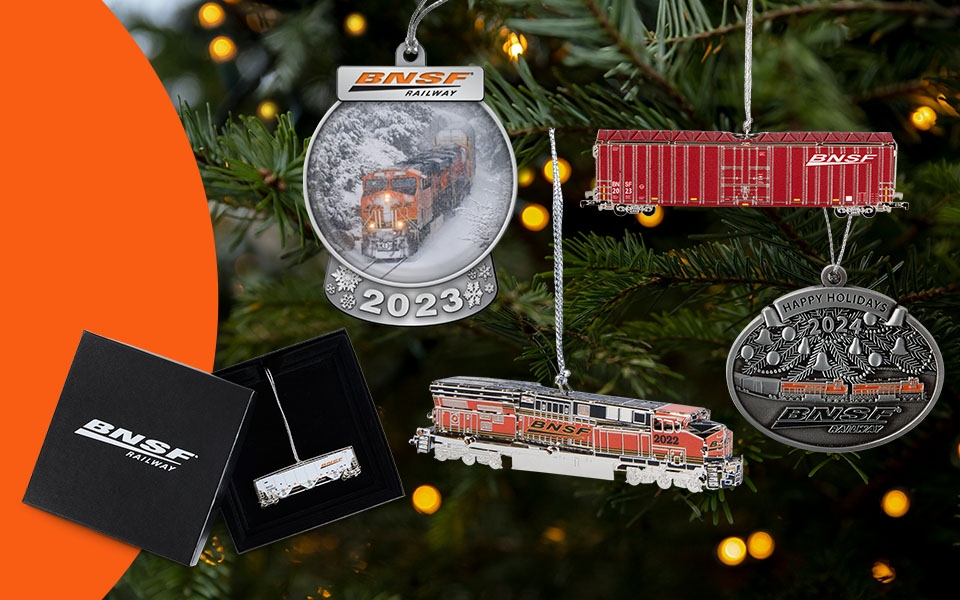 BNSF Ornament banner